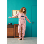 Πιτζαμα γυναικεία Fleece Siyah Inci I Need Sleep Ροζ