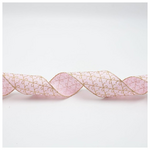 Κορδελα ροζ με Σαμπανι Φιογκακια, 914x6.3cm