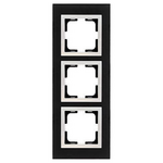 Πλαισιο 3 Θεσεων Μαυρο Γυαλι