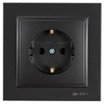 Πριζα Σουκο 16a Μαυρο