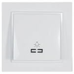 Μπουτον Κλιμακοστασιου+λυχνια Λευκος