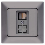 Πριζα Data Monh cat 6 rj 45 Γραφιτης