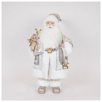 Αγιος Βασιλης, Ασημι Χρυσο, με Φαναρακι, 60cm