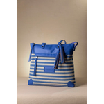 Μεγάλη Τσάντα Ώμου  με Ρίγες