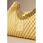 Μακρόστενη Μεσαία Τσάντα με Διπλή Αλυσίδα