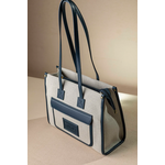 Τετράγωνη Τσάντα Ώμου από Καραβόπανο