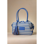 Μακρόστενη Τσάντα Ώμου και Χιαστί από Καραβόπανο