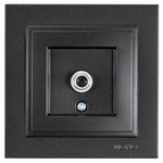 Πριζα tv Satellite Τερματικη Μαυρο