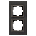 Πλαισιο 2 Θεσεων Αλουμινιο Μαυρο