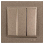 Διακοπτης Τριπλος Απλος  Light Fume