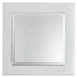 Διακοπτης Απλος Ασημι