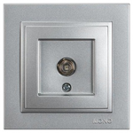 Πριζα tv f Connector Ασημι