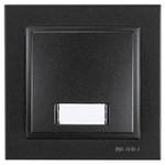 Μπουτον Κουδουνιου+λυχνια Μαυρο