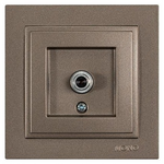 Πριζα tv Satellite Τερματικη Light Fume