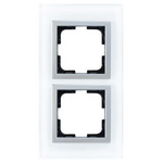 Πλαισιο 2 Θεσεων Λευκο Γυαλι