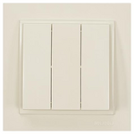 Διακοπτης Τριπλος Απλος Μπεζ