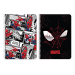 Spiral notebook A4 with 2 subjects 60f Spiderman in 2 designs
