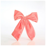 Φιογκος, Βελουδινος Ροζ, 15x2x17cm