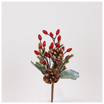 Πικακι με Κοκκινα Cranberries και Κουκουναρι, 42cm