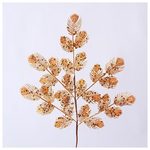 Κλαδι Χαλκινο, με Glitter και Πουλιες, 75cm
