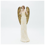 Αγγελος Πολυρεζιν, με Χρυσα Φτερα και Φλαουτο, 12x34.5cm