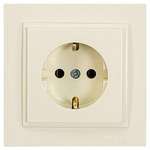 Πριζα Σουκο 16a Μπεζ