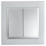 Διακοπτης k/r Ασημι