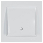 Διακοπτης a/r Κουμπωτος Λευκος