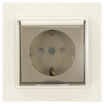 Πριζα Σουκο Καπακι 16a Μπεζ με Παιδικη Προστασια Μπεζ