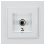 Πριζα tv Satellite Τερματικη Λευκη