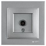 Πριζα tv Τερματικη Ασημι