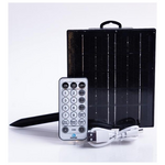 Σολαρ Πανελ 31v/2.5w με Αισθητηρα Φωτος 122*140mm, 3.7v 1800mah*2, 12 Προγραμματα & Timer, Mnhmh & Dimmer, Remote Control, Ip44