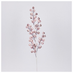 Κλαδι με ροζ Περλε Berry, 58cm