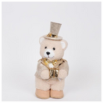 Αρκουδακι με Σαμπανι Ρουχα και Δωρο, 31cm