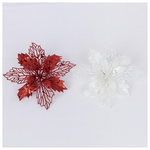 Λουλουδι, Λευκο Κοκκινο, σετ 3τμχ, 15cm (Top 120)