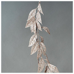 Κλαδα, με ροζ Glitter Φυλλα,  180cm