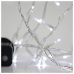 Σειρα, 240 led 3mm, 31v, 8 Προγραμματα, Διαφανο Καλωδιο, Λευκο Led, Προεκταση Παροχης 300cm, ανα 5cm, Ιρ44