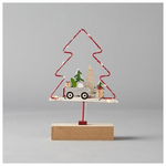 Φωτιζομενο Μεταλλικο σε Σχημα Δεντρου, Μπαταριας, 12.5*4.5*19cm, Ip20