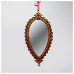 Στολιδι Κρεμαστο, Vintage Καθρεφτης, Οβαλ Μπρονζε, 19.5x9.5cm