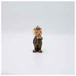 Στολιδι Πολυρεζιν, Αρκουδακι Vintage με Πιπα, 5x9.5cm
