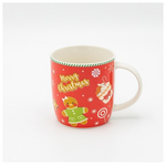 Κουπα Κοκκινη, με Μπισκοτουλη, 350ml