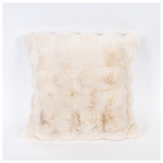 Μαξιλαρι, Μπεζ Γουνινο με Κυψελες, 45x45cm