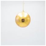 Μπαλα, Μεταλλικο Χρυσο, σετ 3τμχ, 10cm