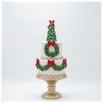 Τουρτα Πολυρεζιν, με Χριστουγεννιατικο Δεντρο, 16.5x16.5x41.5cm