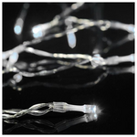 Σειρα 50 led 5mm, Mπαταριας 3xaa, Timer, Διαφανο pvc Καλωδιο, Λευκο Led, ana 10cm, Προεκταση Παροχης 30cm, Ip20, Display box (24τμχ)