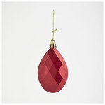 Πλαστικα Διαμαντια, Κοκκινα, σετ 6 Τμχ, 8cm