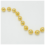 Αλυσιδα με Χρυσες Περλες, 20mm, 270cm