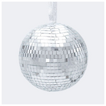 Γυαλινη Μπαλα, Ντισκο, Ασημι, 14cm