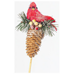 Στικ με Κουκουναρα και Πουλακι, 40cm