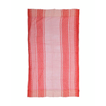 Ble Πετσετα Θαλασσης Διπλης Οψης Κοκκινο/λευκο 100x180 (100% Cotton)